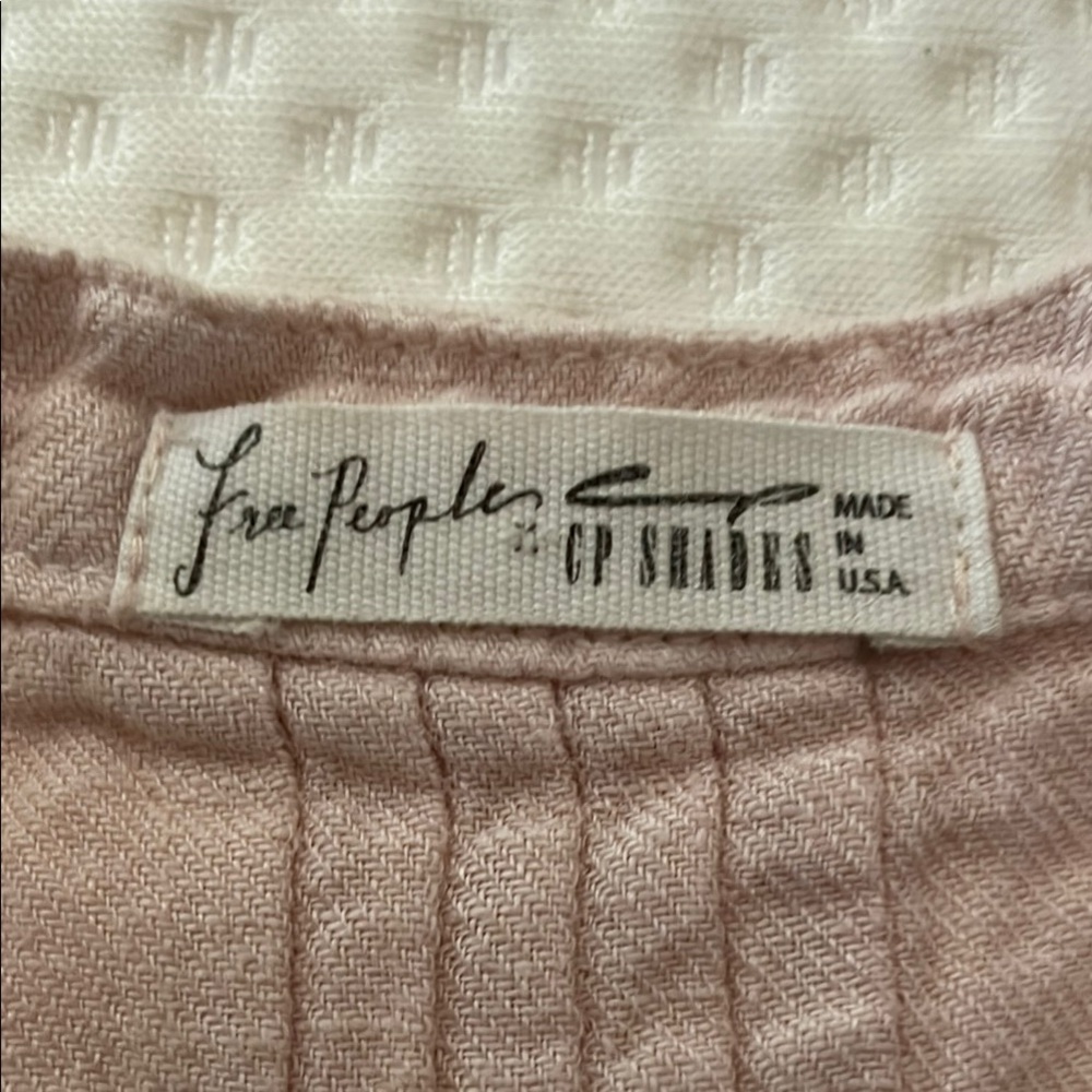 Free People Blush Pink 100% Linen dress
